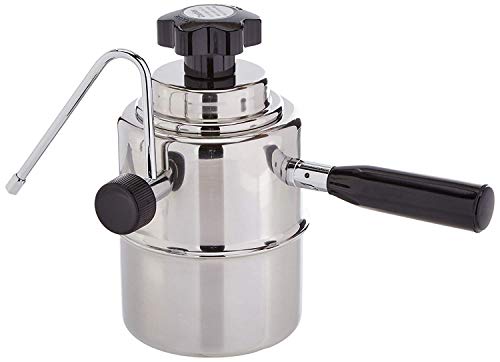 Bellman 9-Cup Stainless Steel Espresso Maker - Durable Stovetop and Camping Coffee Maker with Bakelite Handle