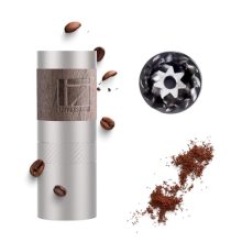 1Zpresso Q Manual Coffee Grinder with Foldable Handle and Stainless Steel Burrs