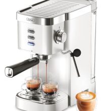 Gevi 20 Bar High Pressure Espresso Machine with Milk Frother and NTC Temperature Control – Compact Coffee Maker for Home Use