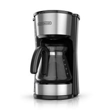 BLACK+DECKER 5-Cup Coffee Maker: 4-in-1 Brewing with Carafe, Travel Mug, and Pour Over Compatibility