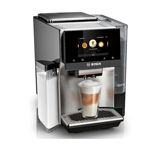 Bosch VeroCafe 800 Series Fully Automatic Espresso Machine with Home Connect and Integrated Milk Container in Stainless Steel