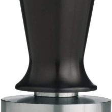 51mm Calibrated Coffee Distributor and Tamper – Stainless Steel Base with Ergonomic Black Aluminum Handle for Consistent Espresso Tamping