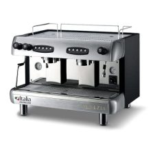 VENEZIA 2 by Italia Espresso - Commercial Espresso Cappuccino Machine with Genuine Italian Brew Heads in a Stylish Cafe Setting