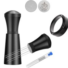 YinDxierxv Espresso Accessories Kit with WDT Tool, Dosing Funnel, Puck Screen, and Dosing Ring for 53mm Portafilter