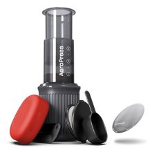 Portable AeroPress Go Travel Coffee Maker with Stainless Steel Filter and Travel Mug – Perfect for Brewing On-the-Go