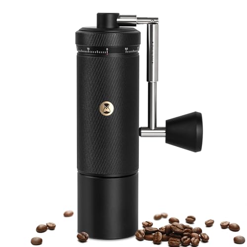 Timemore S3 Manual Coffee Grinder - Stainless Steel Burr with External Adjustment for Precision Grinding, Ideal for Espresso, Pour-Over, and French Press