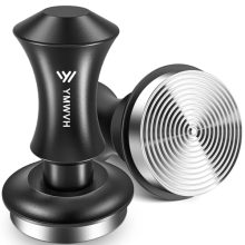 53.3mm Espresso Tamper with 30lb Calibration and Ripple Base - Ideal for Breville Portafilters and Perfect Espresso Shots