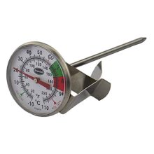 High-Quality Milk Frothing Thermometer with Stainless Steel Probe and Clip for Perfect Coffee