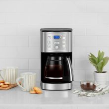 Cuisinart 14-Cup Programmable Coffee Maker (Renewed) with sleek design and large capacity