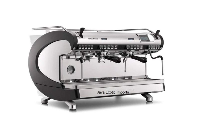 Nuova Simonelli Aurelia WAVE T3 - 2 Group Volumetric Espresso Machine with LCD Display and Cool Touch Wands