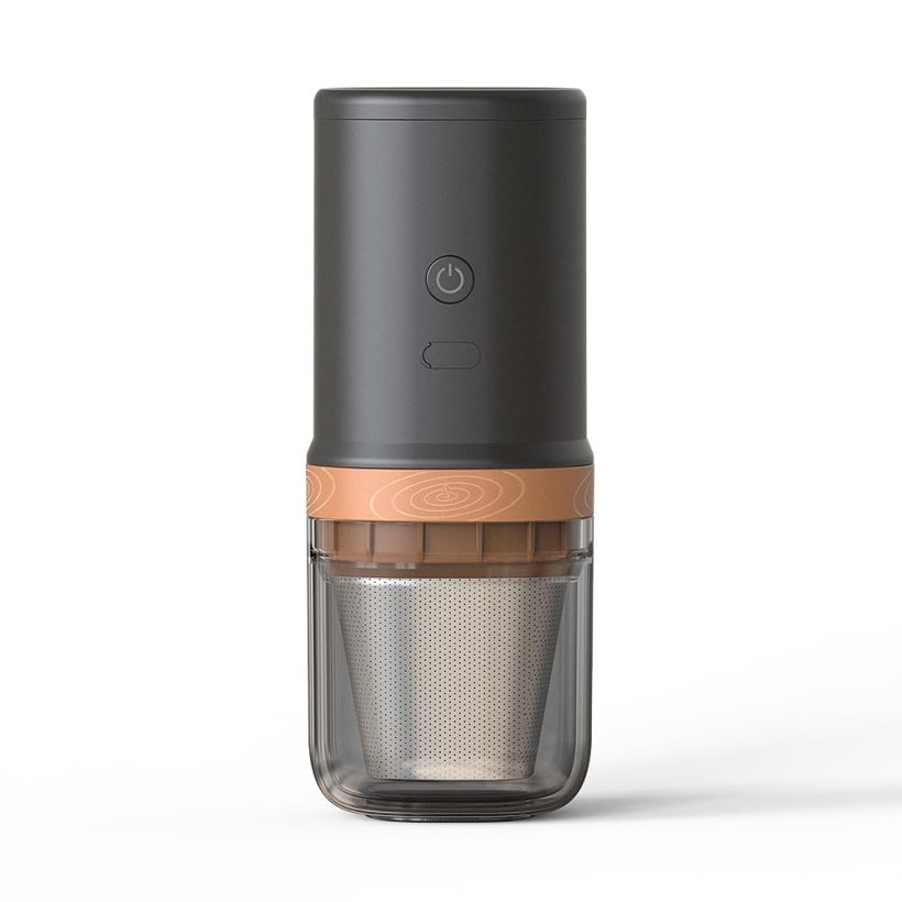 USB Rechargeable Burr Coffee Grinder with 25 Adjustable Settings for Perfect Espresso and Drip Coffee