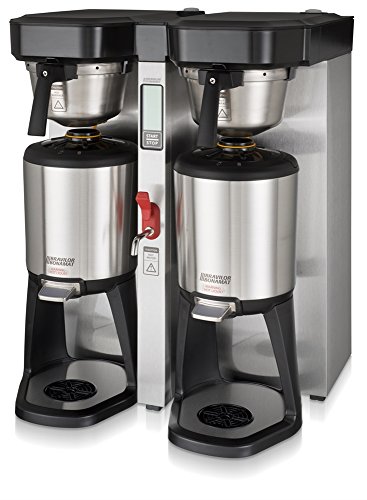 Bravilor Bonamat Twin Tank Thermal Coffee Brewer - Stainless Steel, 1.5 Gallon Capacity, High-Volume Brewing 