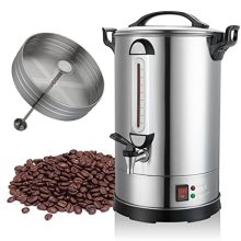 GOLREAN 100-Cup Coffee Urn with Stainless Steel Finish, Non-Drip Faucet, and Dual-Layer Insulation