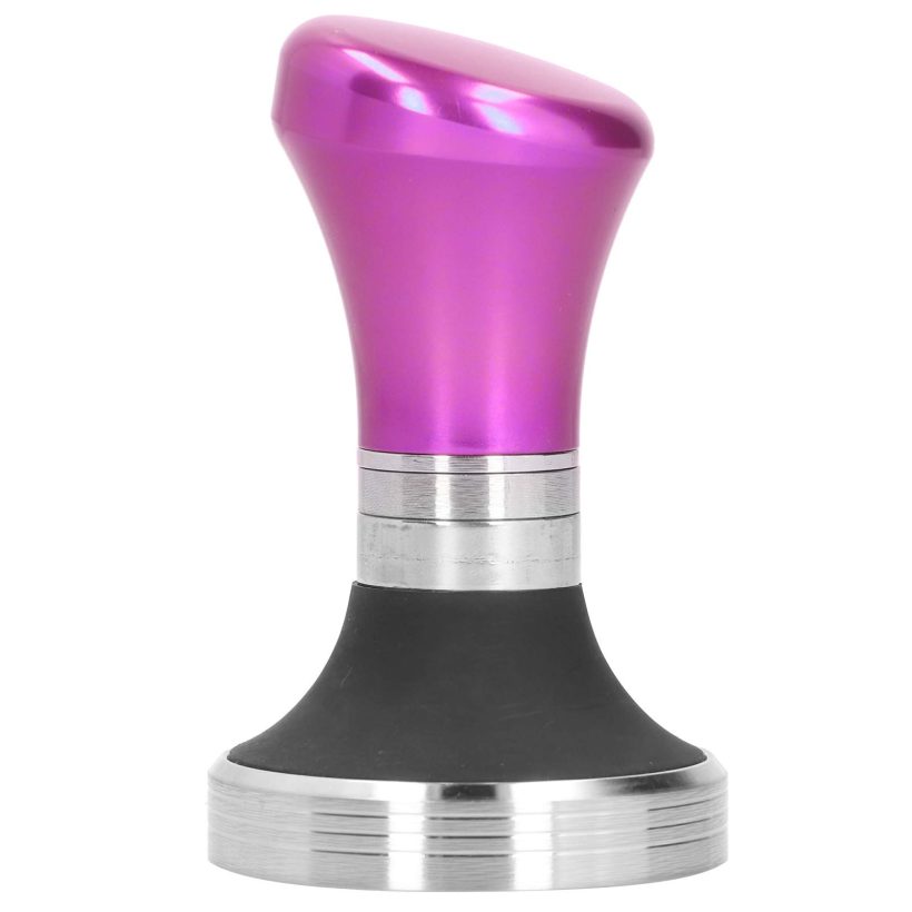 58mm Adjustable Coffee Tamper with Stainless Steel Base – Ergonomic Design for Perfect Espresso