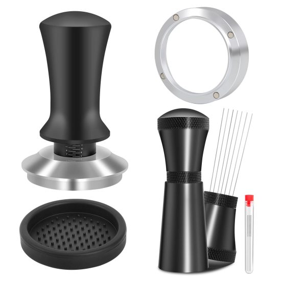 54mm Espresso Accessories Kit with Tamper, WDT Tool, and Dosing Funnel for Breville 8 Series Machines