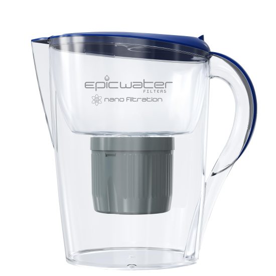 Epic Nano Water Filter Pitcher - 10-Cup Capacity, Removes Viruses and Bacteria 