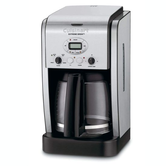 Cuisinart DCC-2650FR 12 Cup Extreme Brew Programmable Coffeemaker with a sleek design, drip-free carafe, and adjustable temperature control