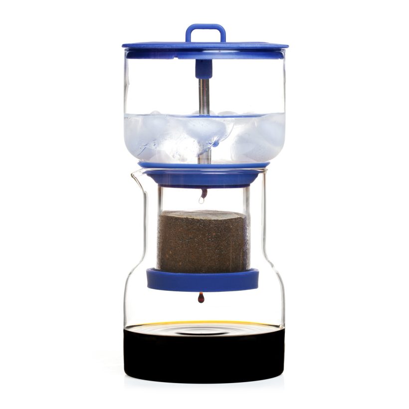 Cold Bruer Drip Coffee Maker B1 in Blue – Ideal for Smooth Iced Coffee with Slow Drip Brewing Process