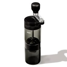 OXO Brew Manual Burr Coffee Grinder with Stainless Steel Burrs, 40 Adjustable Grind Settings, and Compact Design for Camping, Day Trips, and Porch Coffee