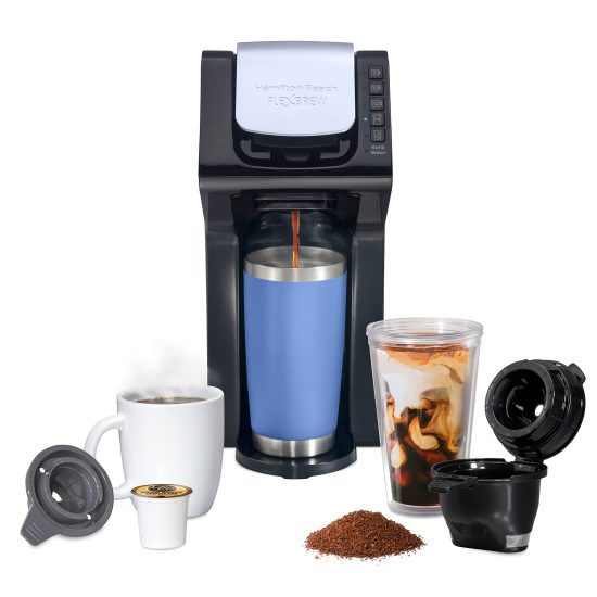 Hamilton Beach Gen 4 FlexBrew Single-Serve Coffee Maker for Hot & Iced Coffee with 50 oz Removable Reservoir