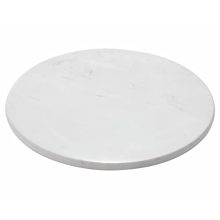 StonePlus Round Marble Tray – Volakas White Pastry Board with Smooth Finish, Ideal for Serving Cheese and Desserts