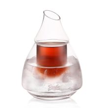 Bincoo 6 oz Cold Brew Coffee Maker with double-layer borosilicate glass, featuring a separate inner chamber for maintaining beverage concentration. Ideal for iced coffee, tea, and wine.