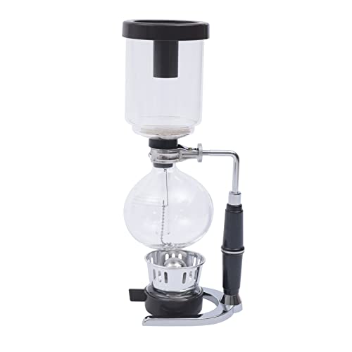 BANLICALI 500ml Siphon Coffee Pot with a stainless steel stand, ideal for brewing rich coffee at home, in the office, or in coffee shops