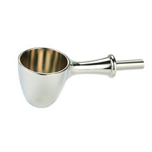 Woodturning Project Kit for Custom WoodRiver Coffee Scoop with Chrome Finish - Create Your Own Handle from a Wood Blank.