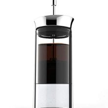 American Press Coffee & Tea Maker, 12 oz, featuring a shatter-resistant Tritan carafe, eco-friendly reusable pod, and compact design for single-serve brewing.