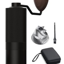 MAVO Wizard 2 Manual Coffee Grinder - 20g Capacity with CNC Stainless Steel Burrs and Adjustable Settings, Includes Carrying Bag and Accessories