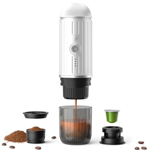 BENFUCHEN Portable Espresso Machine - Compact, USB-C Charged, Self-Heating Coffee Maker for Travel and Outdoor Adventures 