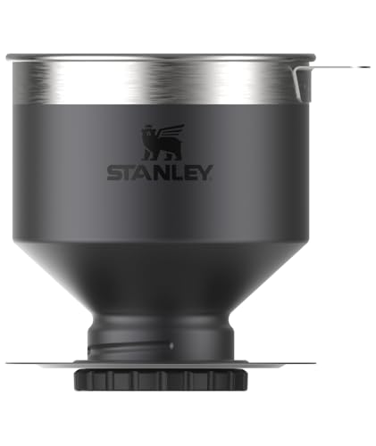 Stanley Classic Perfect-Brew Pour Over Coffee Maker in Charcoal Glow with a 20oz capacity