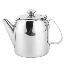 Belissy 0.5 L Stainless Steel Teapot with a short spout and elegant arc unilateral lid, featuring a comfortable handle and drip-free design, perfect for home or professional use. 