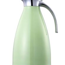 Bonnoces 68 Oz Stainless Steel Thermal Carafe – Double-Walled Insulated Coffee and Tea Carafe in Green