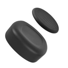 Silicone lid and travel cap kit for AeroPress Go coffee maker, ensuring spill-free storage of coffee essentials, perfect for outdoor adventures like hiking and camping