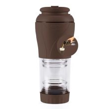 Pressca Portable Coffee & Tea Maker - Compact French Press with Thermal Insulation, BPA-Free 12 fl oz for Home, Office, and Travel