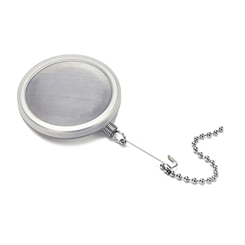 Reusable stainless steel siphon coffee filter with silicone seal, designed for Hario and Yama coffee makers, offering easy cleaning and perfect coffee flavor extraction.