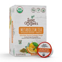 Super Organics Metabolism Oolong Tea Pods – USDA Organic, Vegan, and Keurig Compatible, 10ct Pack with Probiotics and Superfoods