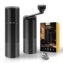 Manual Electric Coffee Grinder with 48 Adjustable Settings and Conical Burrs – Portable, Rechargeable, and Easy to Clean