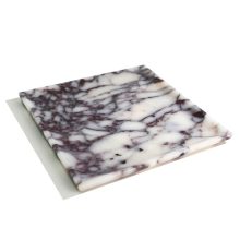 Elegant Natural Marble Tray with a polished surface and non-slip bottom, ideal for serving food, organizing small items, or as a decorative piece