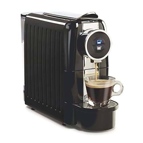 Hamilton Beach Espresso Maker - Black Single Serve Coffee Machine Compatible with Nespresso Pods and Custom Cup Sizes