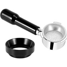 51mm Bottomless Portafilter with Magnetic Powder Funnel – Precision Coffee Dosing Tool for Espresso Machines