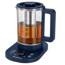 Northmas Electric Tea Kettle with Temperature Control and Tea Infuser, 1.4L Capacity, Blue, Boiling Water Quickly with Keep Warm Feature