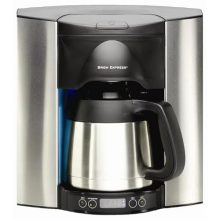 Brew Express BEC-110 Countertop Coffee Maker with Automatic Water Filling and 10 Cup Capacity