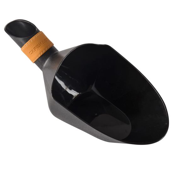 Coffee Bean Shovel Scoop with Funnel – 1kg Capacity Plastic Measuring Scoop for Beans, Nuts, Flour, and More