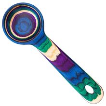 Bright and colorful Baltique Mumbai Collection Wooden Coffee Scoop – Stylish and Mess-Free Coffee Measuring Tool 