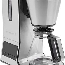 Cuisinart PurePrecision 8-Cup Pour-Over Coffee Brewer in silver with adjustable temperature control, flavor strength settings, and Brew Pause feature, designed for high-quality and convenient coffee brewing.