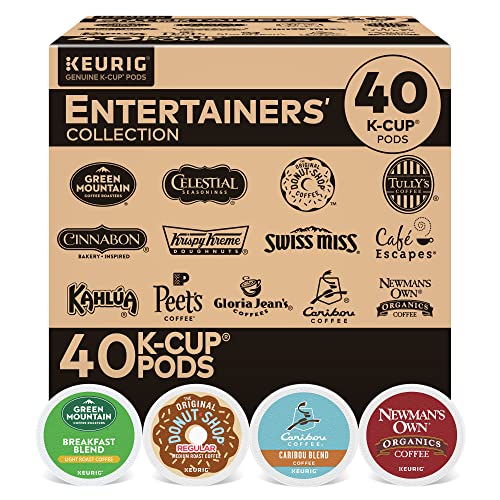 40-Count Keurig Variety Pack with Dark, Medium, and Light Roast K-Cup Pods"