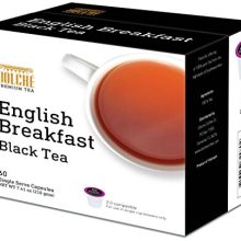 60-count Dolche Premium English Breakfast Tea K-Cup Pods – Recyclable, Keurig 2.0 compatible single-serve capsules