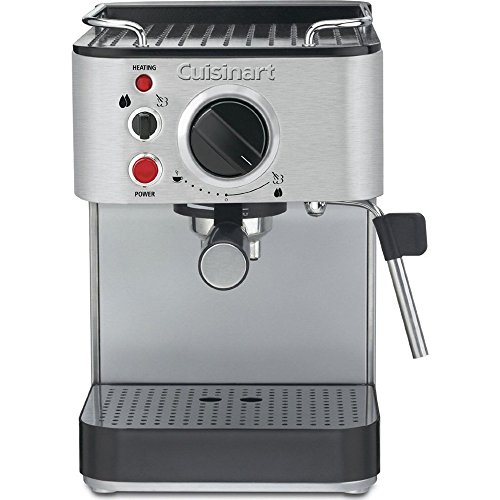 Cuisinart EM-100 15-Bar Espresso Maker – Stainless Steel 1000-Watt Machine for Professional Espresso, Lattes, and Cappuccinos